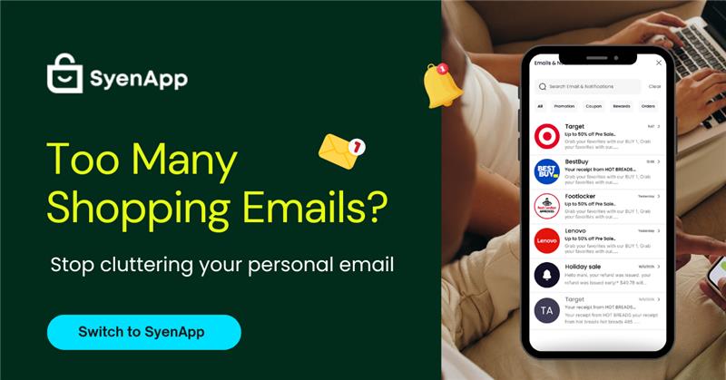 shopping email