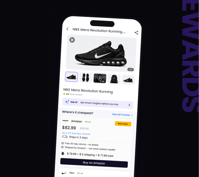Examples of actions that earn SyenApp rewards